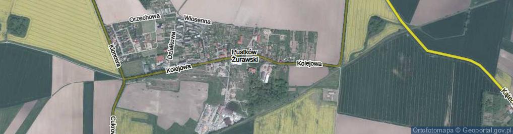 Zdjęcie satelitarne Parkowa ul.